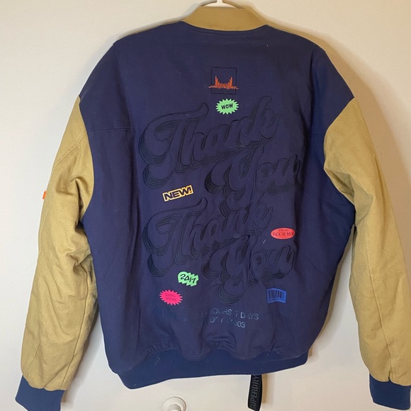 SUPERDRY mens bomber varsity jacket - Picture 2 of 6